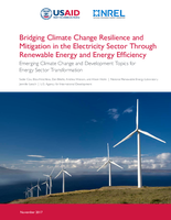 Bridging Climate Change Resilience and Mitigation in the Electricity Sector Through Renewable Energy and Energy Efficiency