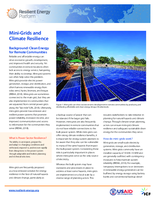 Mini-Grids and Climate Resilience
