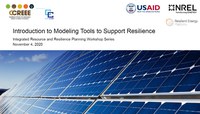 CCREEE Webinar: Introduction to Modelling Tools (A Part of the IRRP Capacity Building Series)